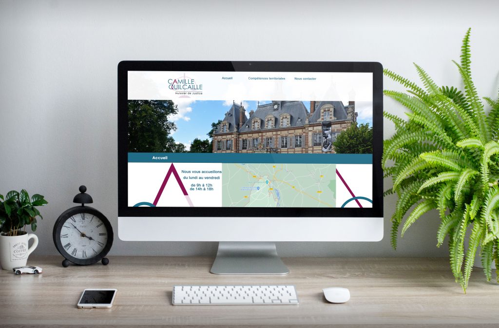 Site internet Camille Quilcaille - Julie Aoutin