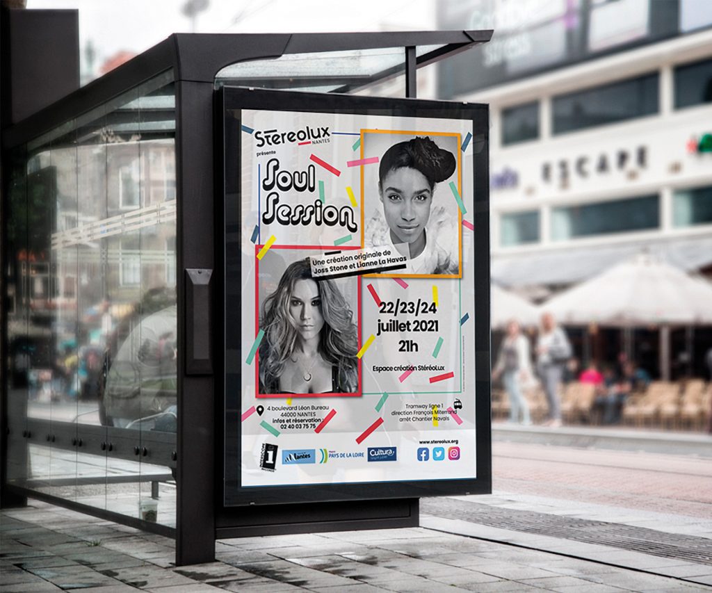 Soul session cross média- identité visuelle