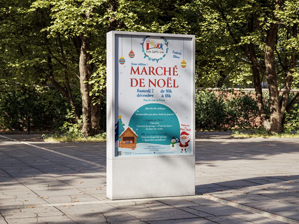 Marché Noël Sainte Croix 2024 - Julie Aoutin studio graphique