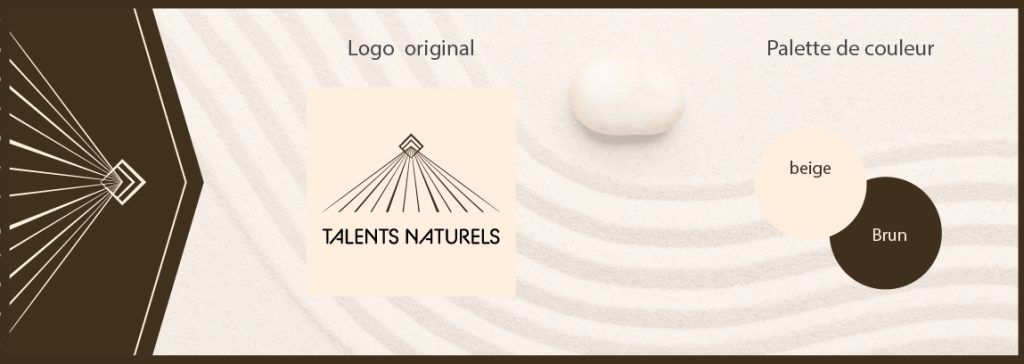 Identité visuelle Sandrine Ginet TALENTS NATURELS - Julie Aoutin - studio graphique