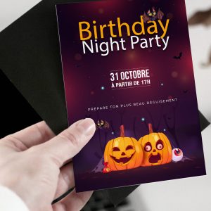 Invitation halloween - carterie