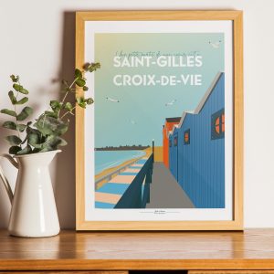 Illustration Saint Gilles Croix de vie - Julie Aoutin - studio créatif