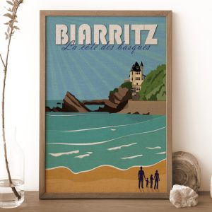 Illustration Biarritz - Julie Aoutin